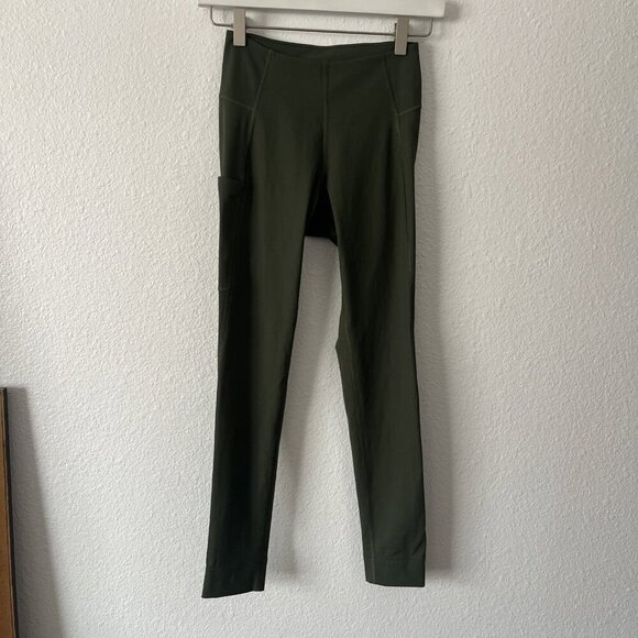 Rapha Women's ALL DAY LEGGINGS 7/8 XS Olive Green - Picture 1 of 6